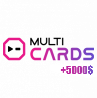 5000$ на баланс в сервисе Multicards
